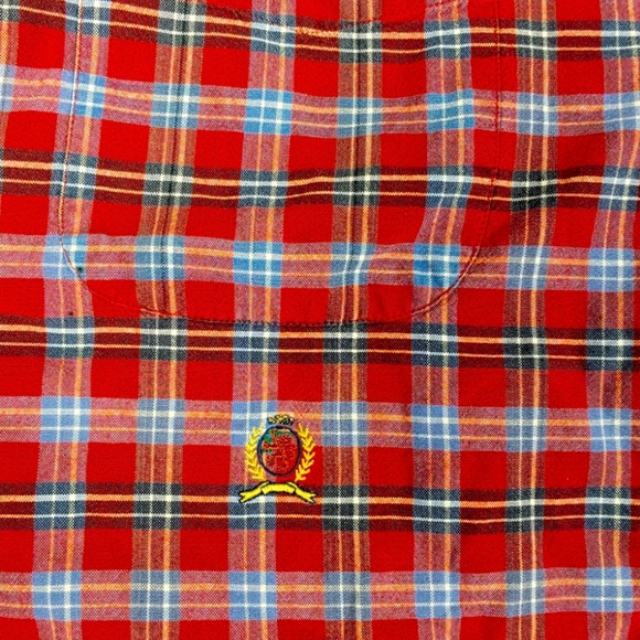 Tommy Hilfiger Plaid Cotton Button Down Shirt - Picture 5 of 5